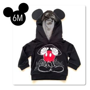 Disney Parks Mickey Mouse Ears Hoodie 6M